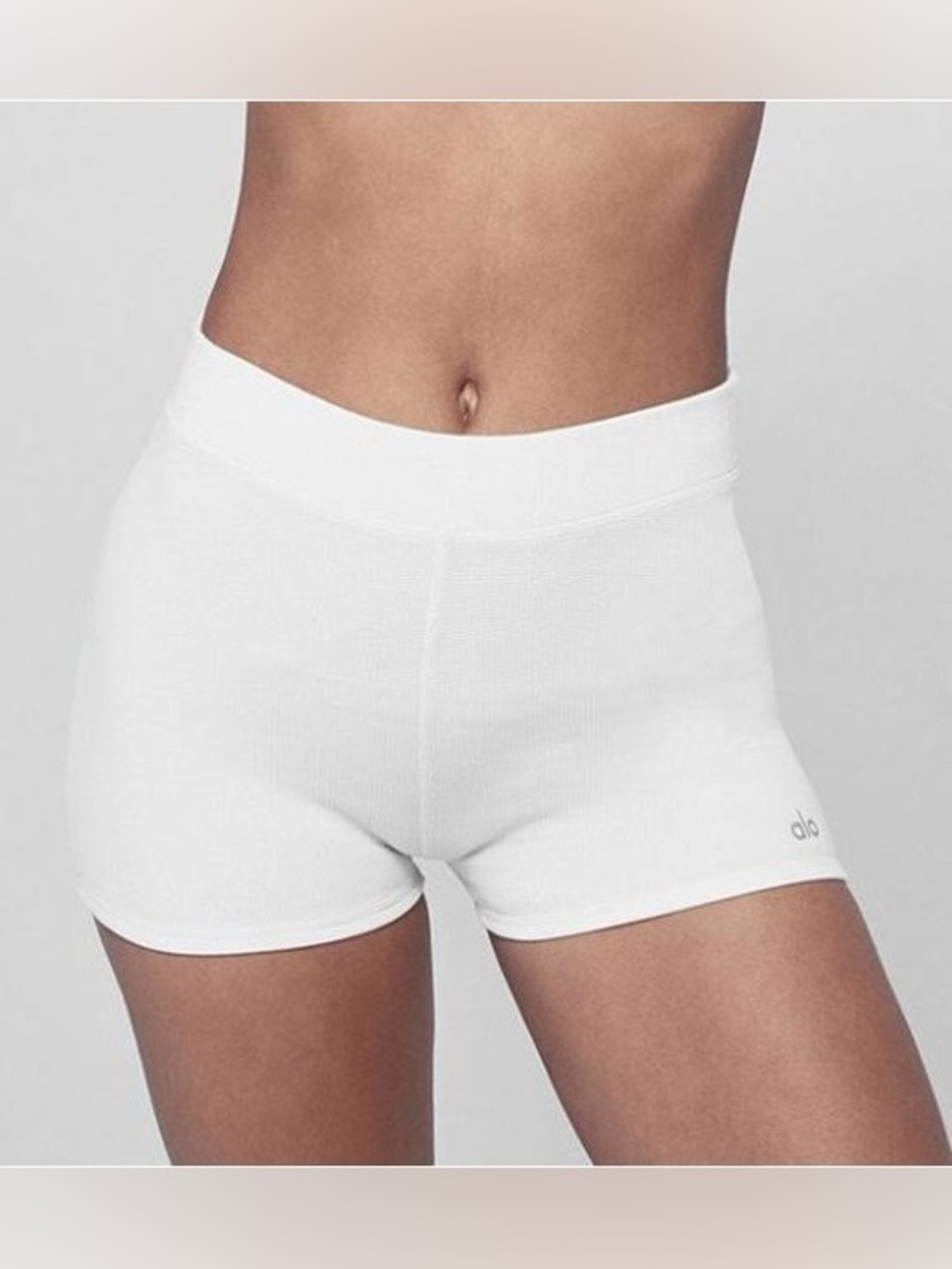 Alo Yoga Micro Waffle Pleasant Boyshorts
